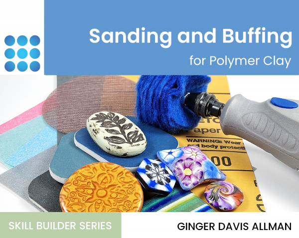 sanding and buffing polymer clay course cover